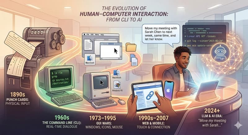 From CLI to AI: The Evolution of How Humans Talk to Software