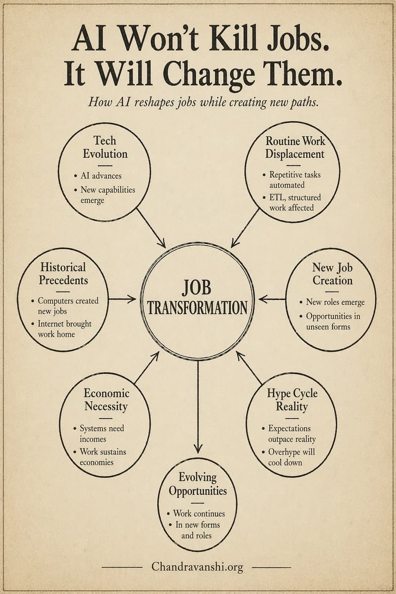 AI Won’t Kill Jobs. It Will Reshape Work Itself