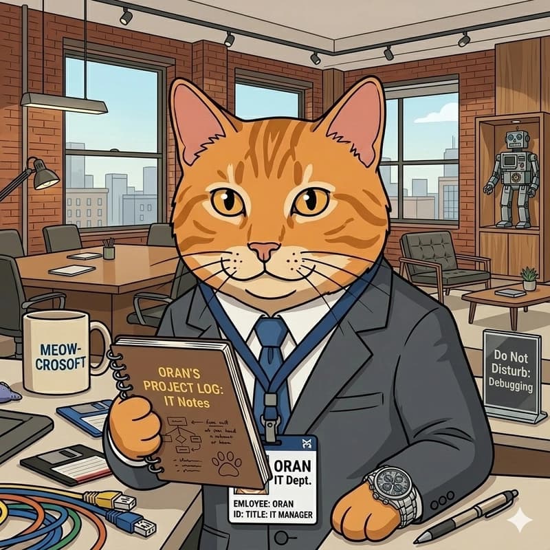 Coding Cat Oran Ep5, The IT Manager Nobody Hired