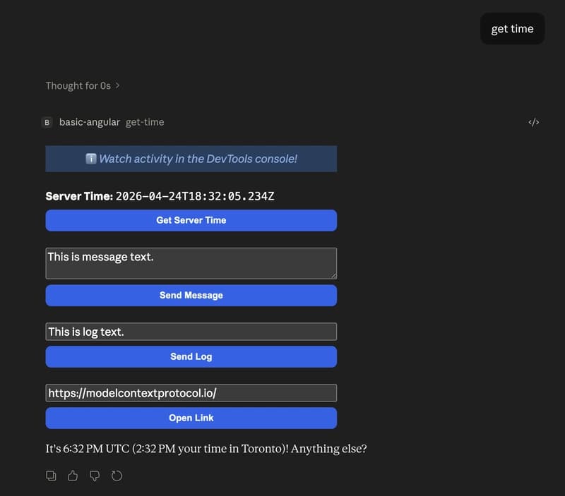 Building MCP Apps with Angular