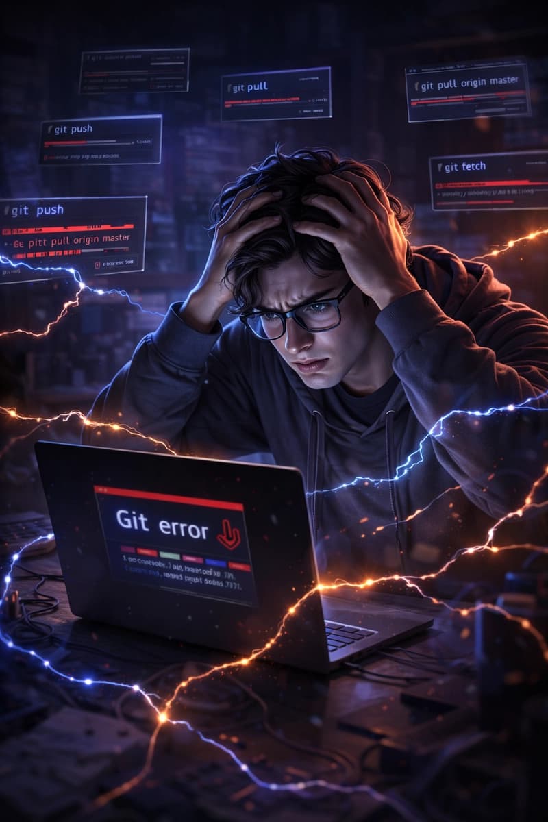 Why Your Git Push Fails Even When You Do Everything Right ? Why Beginners Can't Push to GitHub? The Mistake Almost Everyone Makes