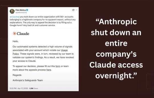 When AI Access Disappears: Why Architecture Still Matters
