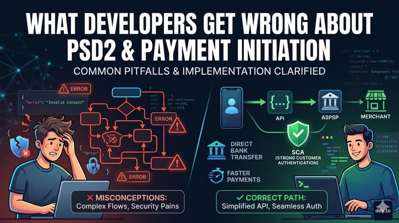 What Developers Get Wrong About PSD2 and Payment Initiation