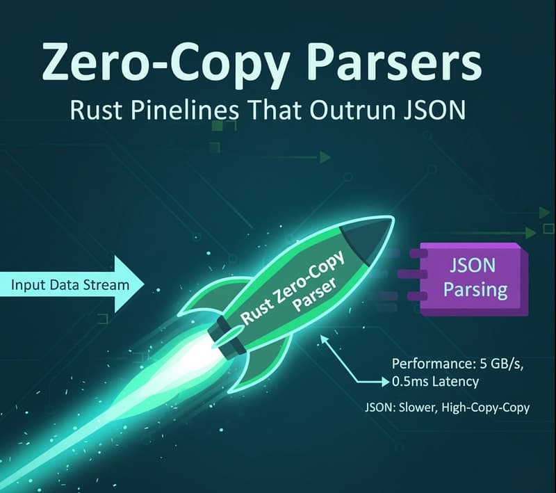 Zero-Copy Parsers: Rust Pipelines That Outrun JSON