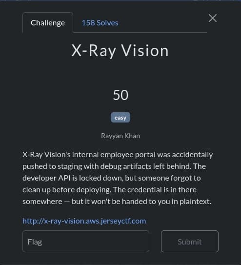 X-Ray Vision - jerseyctf6