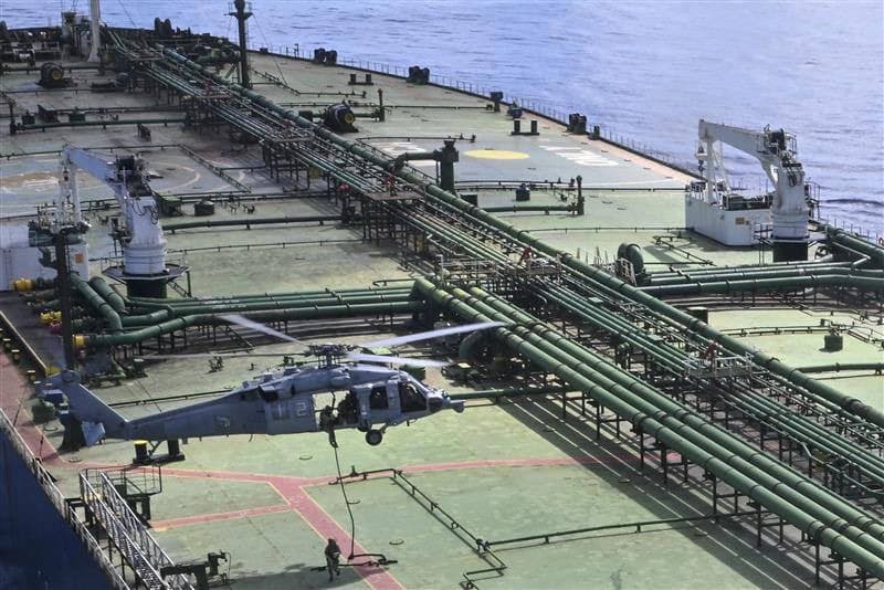 US military seizes sanctioned tanker transporting Iranian oil