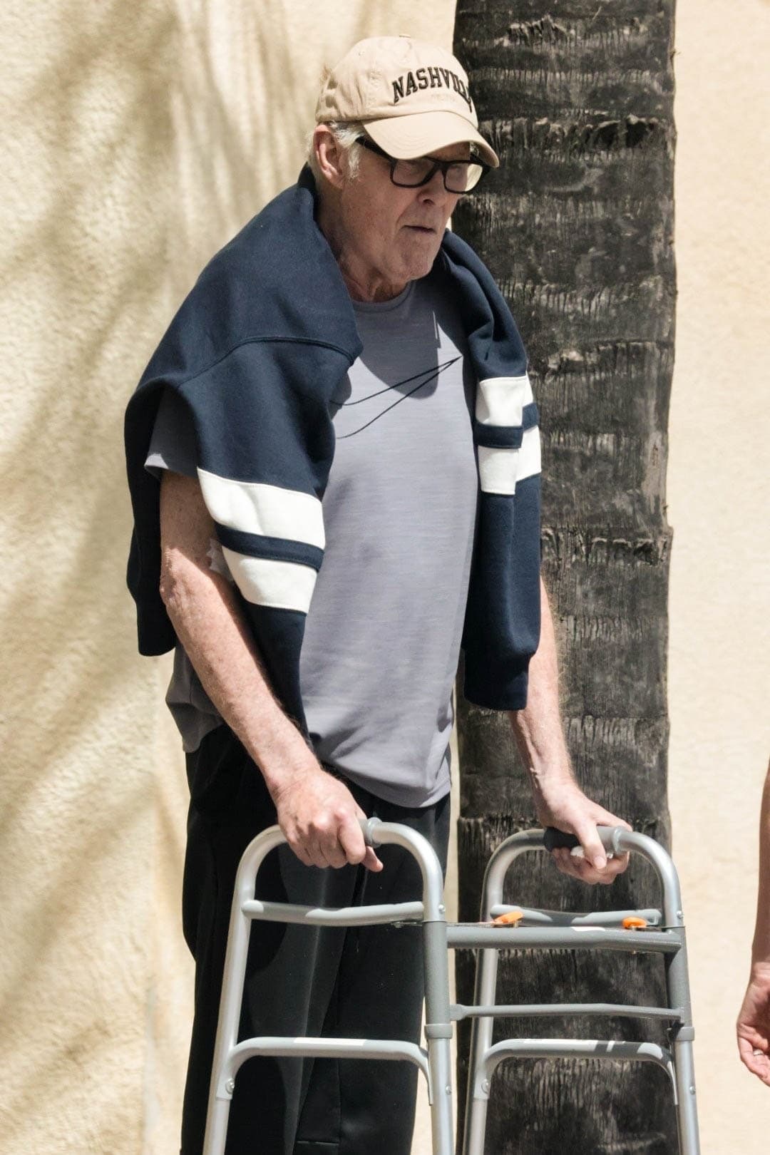 David Hasselhoff, 73, uses walker during rare outing with wife Hayley Roberts