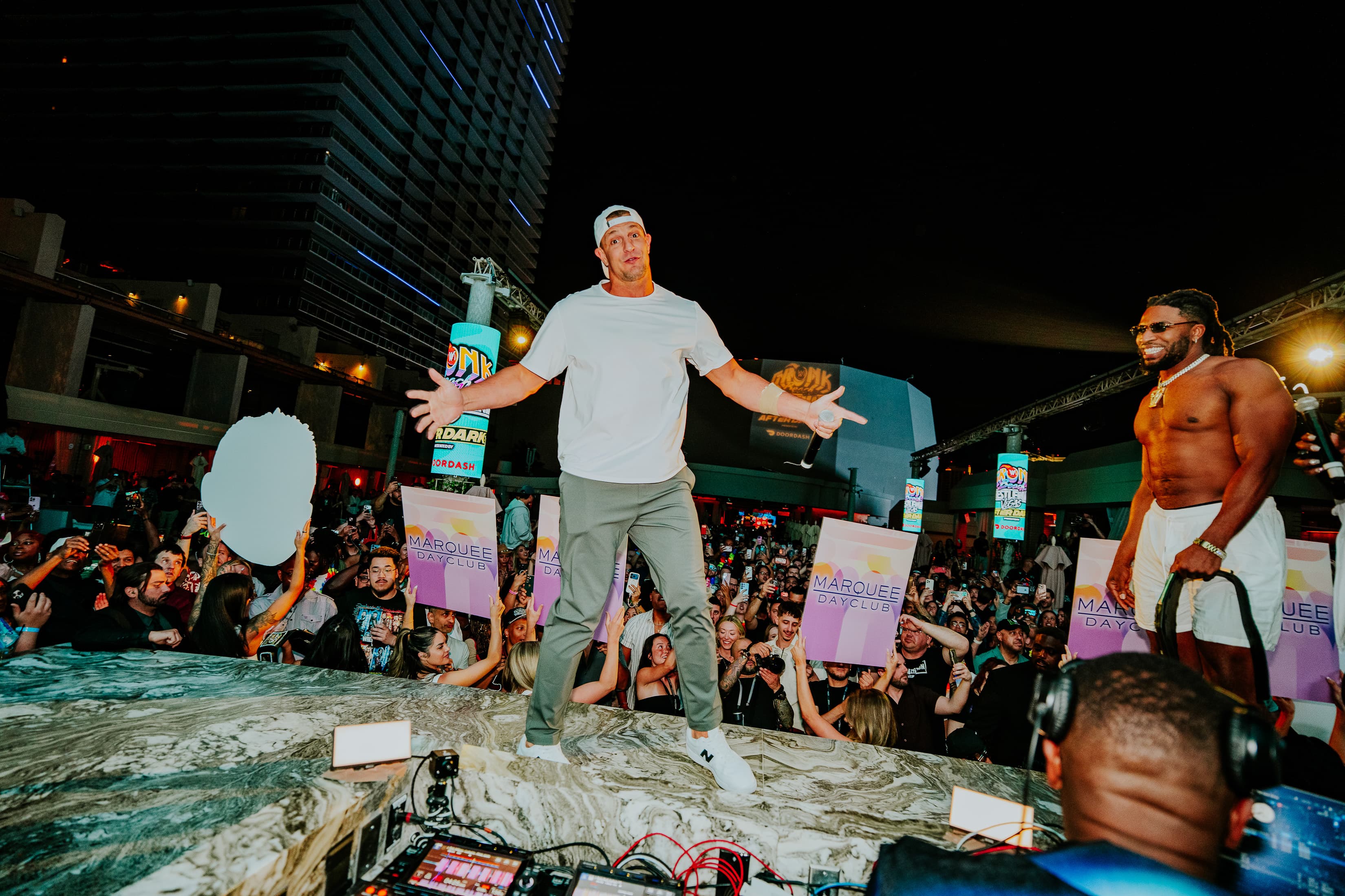 Rob Gronkowski flaunts dance moves at Gronk Beach in Las Vegas and more star snaps