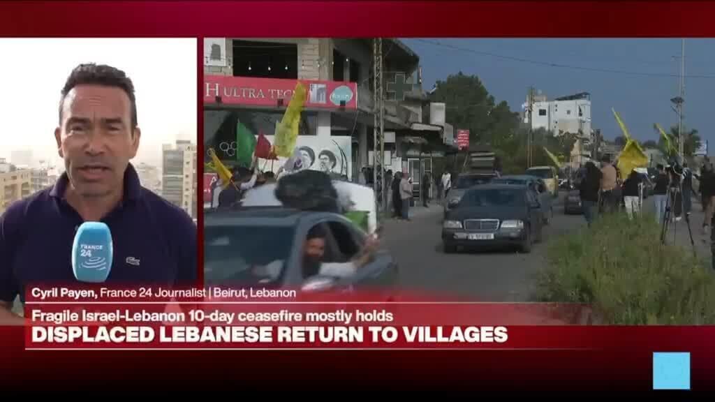 "We are just displaced and we have to go back" : Lebanese return to southern villages