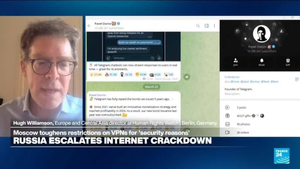 Kremlin's digital crackdown: VPN restrictions 'a new, sophisticated effort for censorship in Russia'