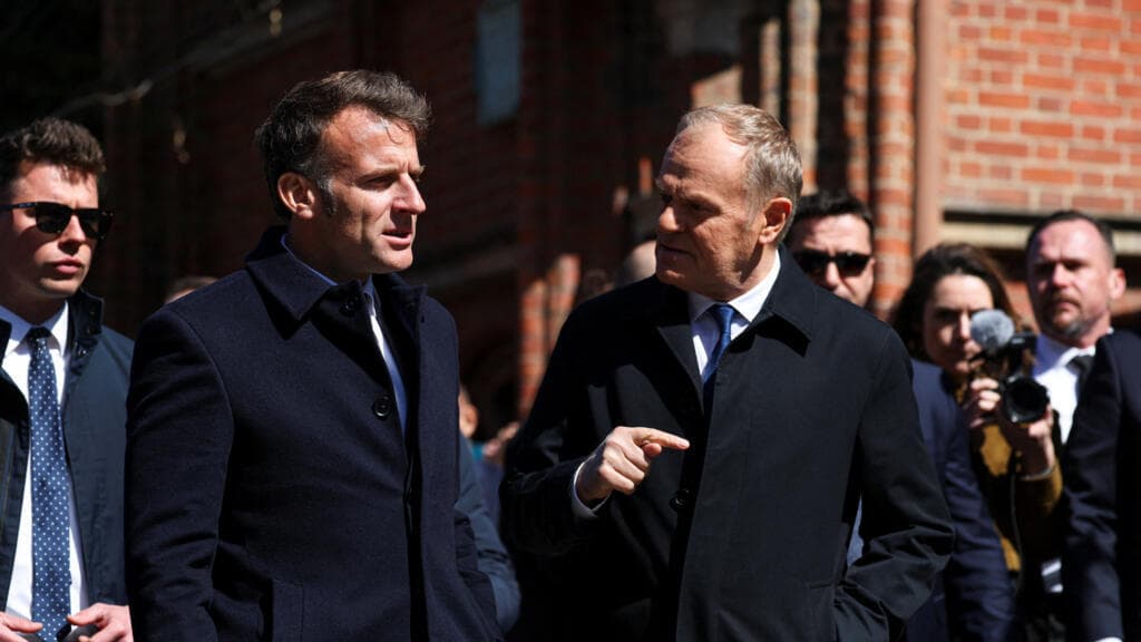 Macron meets Tusk to discuss possible Polish role in French nuclear deterrence