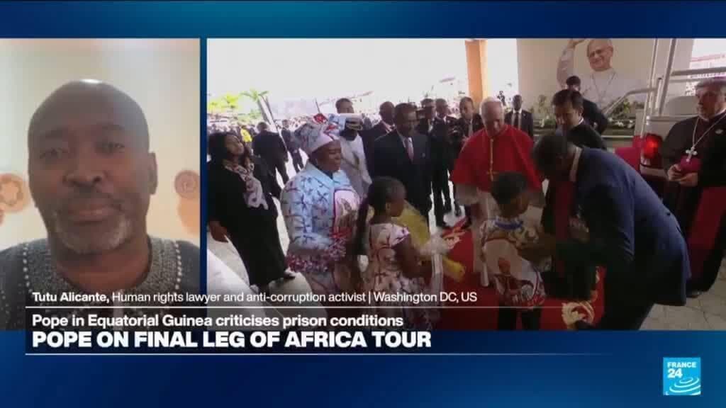 Pope in Equatorial Guinea: Moral authority role risks being 'whitewashed & used to legitimise power'