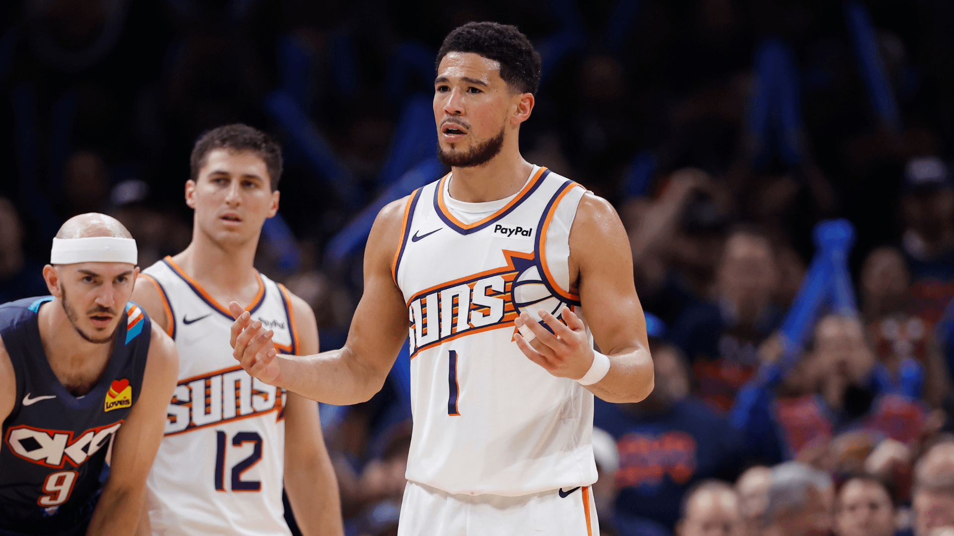 Suns' Devin Booker blasts NBA referee, makes WWE comparison after 'terrible' calls in playoff loss to Thunder