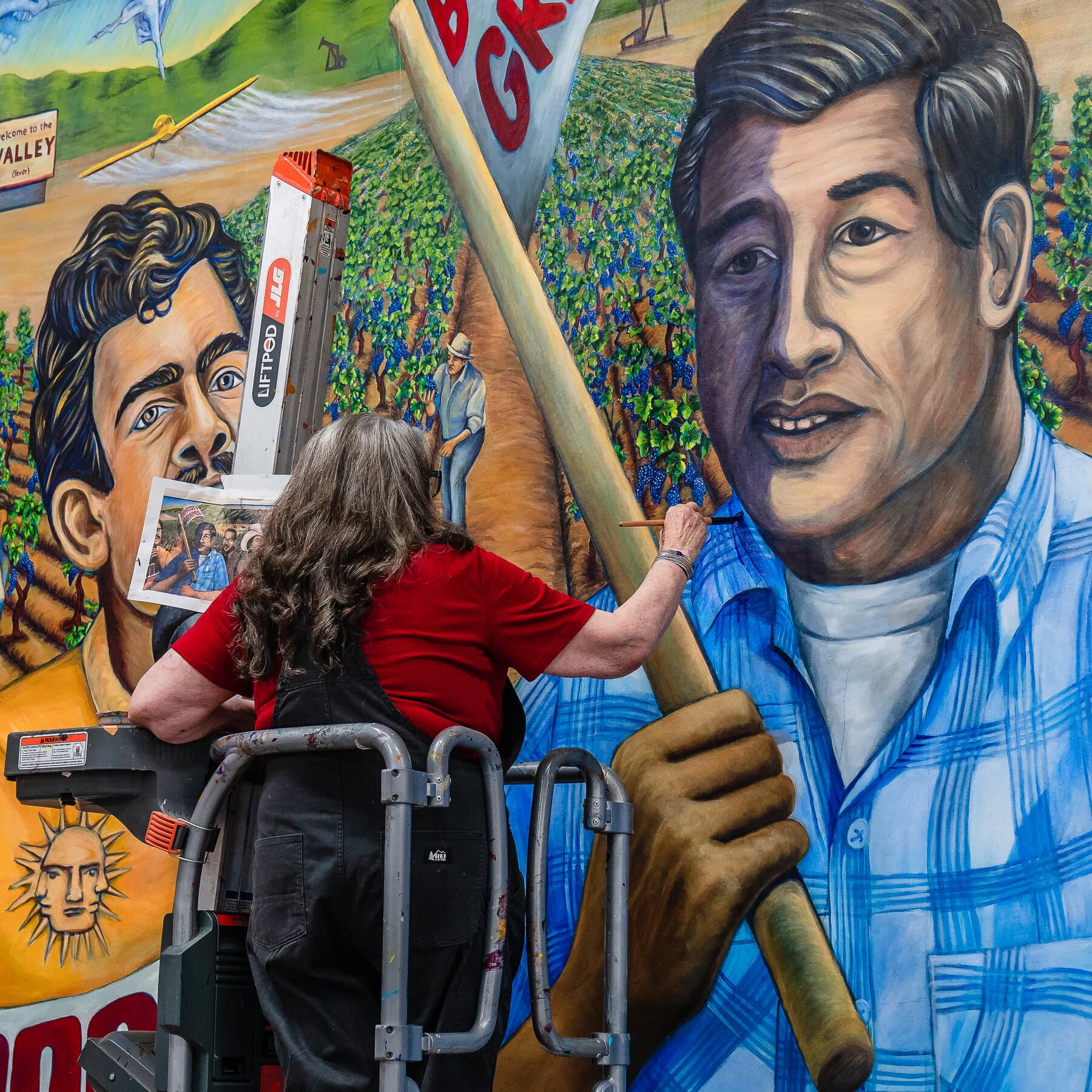 After Cesar Chavez’s Fall, What to Do With the Art That Honored Him?
