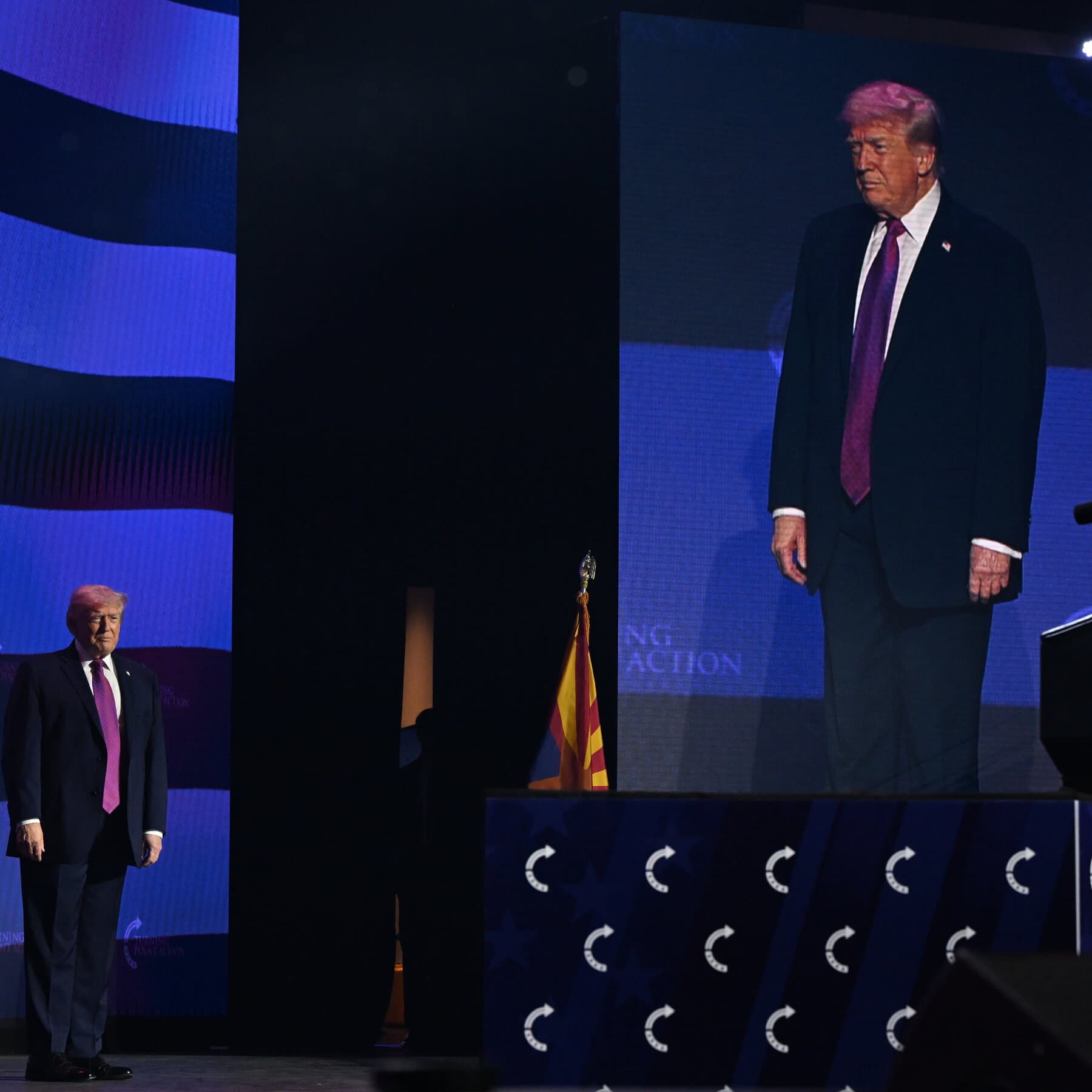 In Phoenix, Trump Eyes Lower Gas Prices and Frets About the Midterms