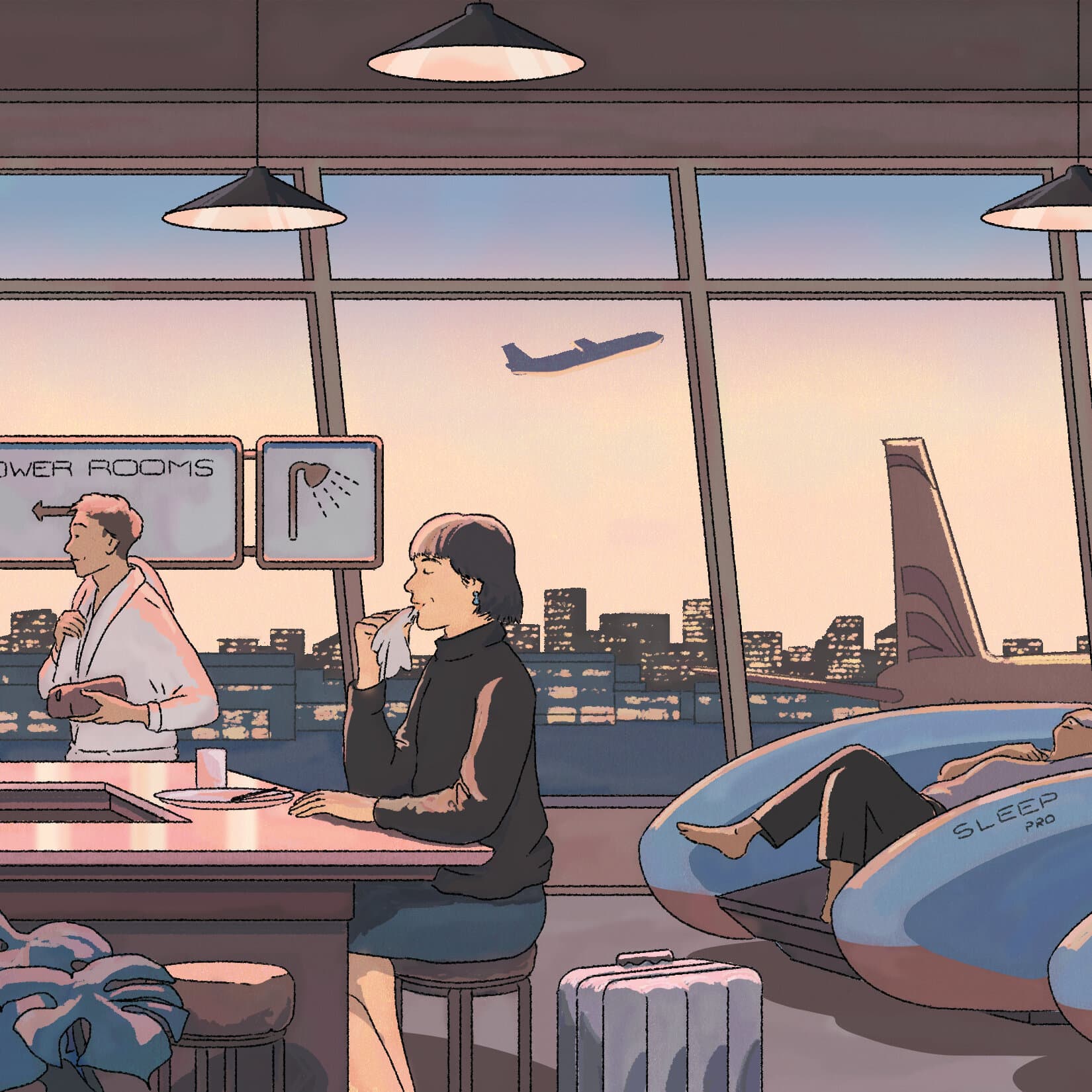 Where to Enjoy an Airport Shower After a Long Flight