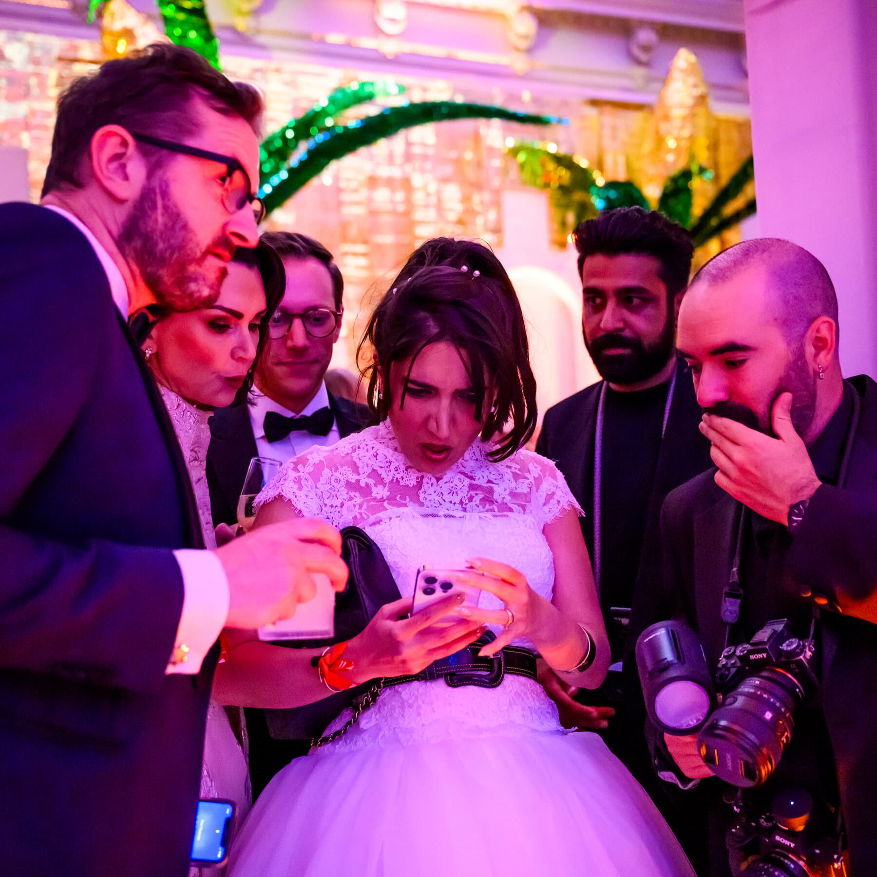 After the Gunfire, the Parties Went On, Uneasily