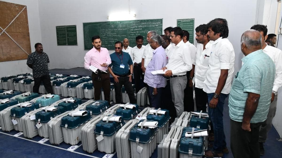 EVMs sealed, secured in strong rooms on GCT campus in Coimbatore