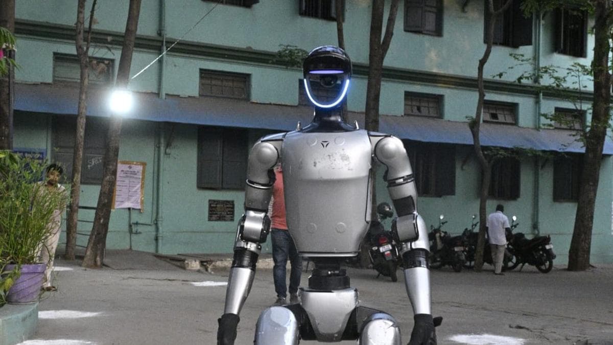 Tamil Nadu elections: Robots greet voters at polling booths in Vellore