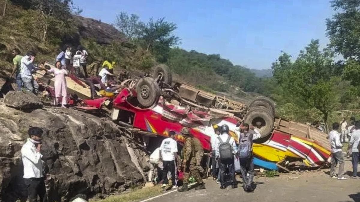 21 dead, over 27 injured after bus falls off road in Jammu’s Udhampur