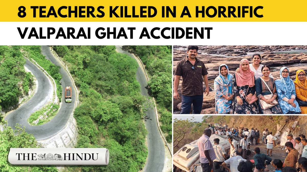 Teachers’ vacation turns fatal: 8 killed in Valparai hairpin bend crash