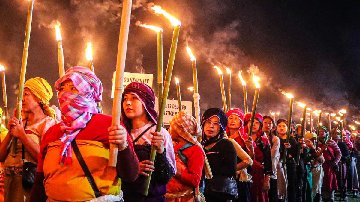 Kuki, Naga villagers clash during Manipur shutdown