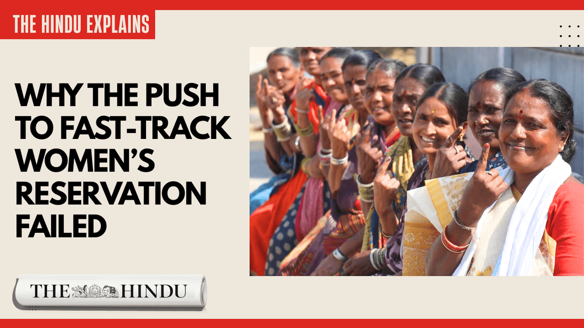 Amendment to fast-track women’s reservation fails in Lok Sabha | Explained