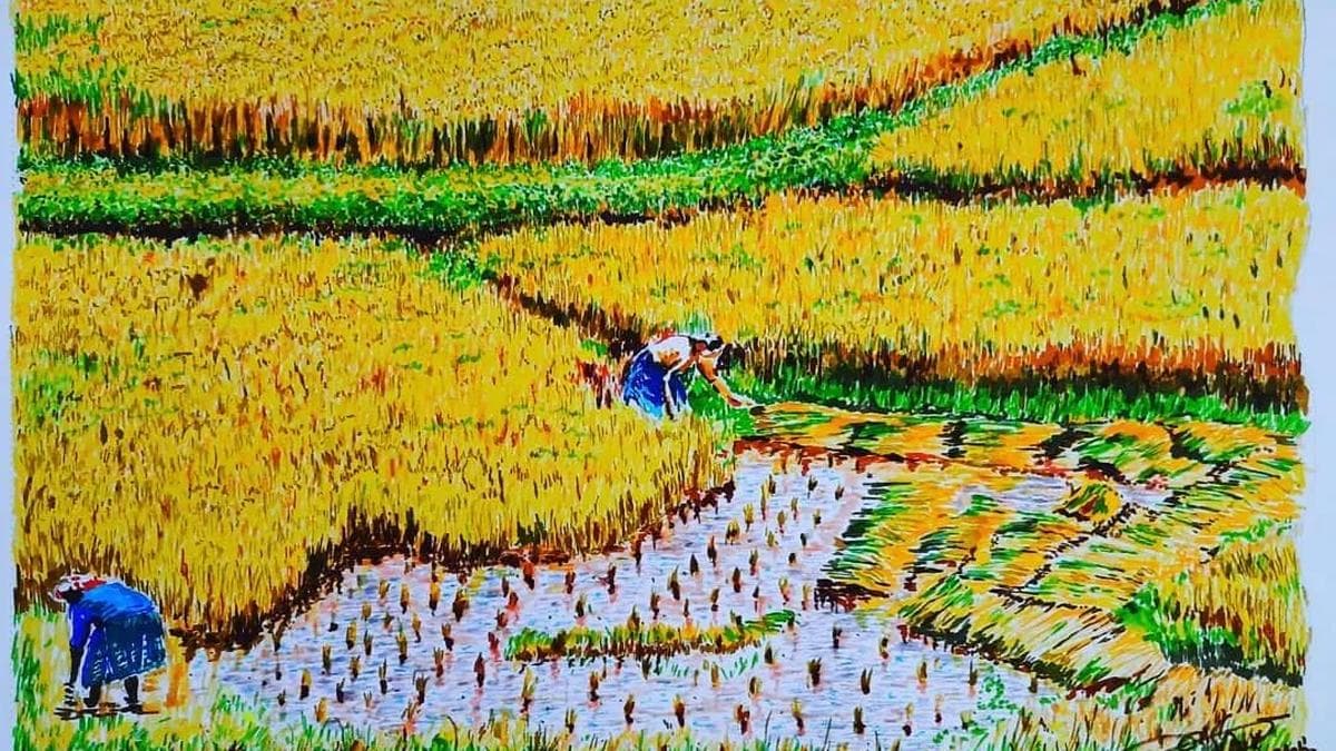 Srikanth Sivaraj’s debut solo exhibition at Lalit Kala Akademi explores art, travel and memory