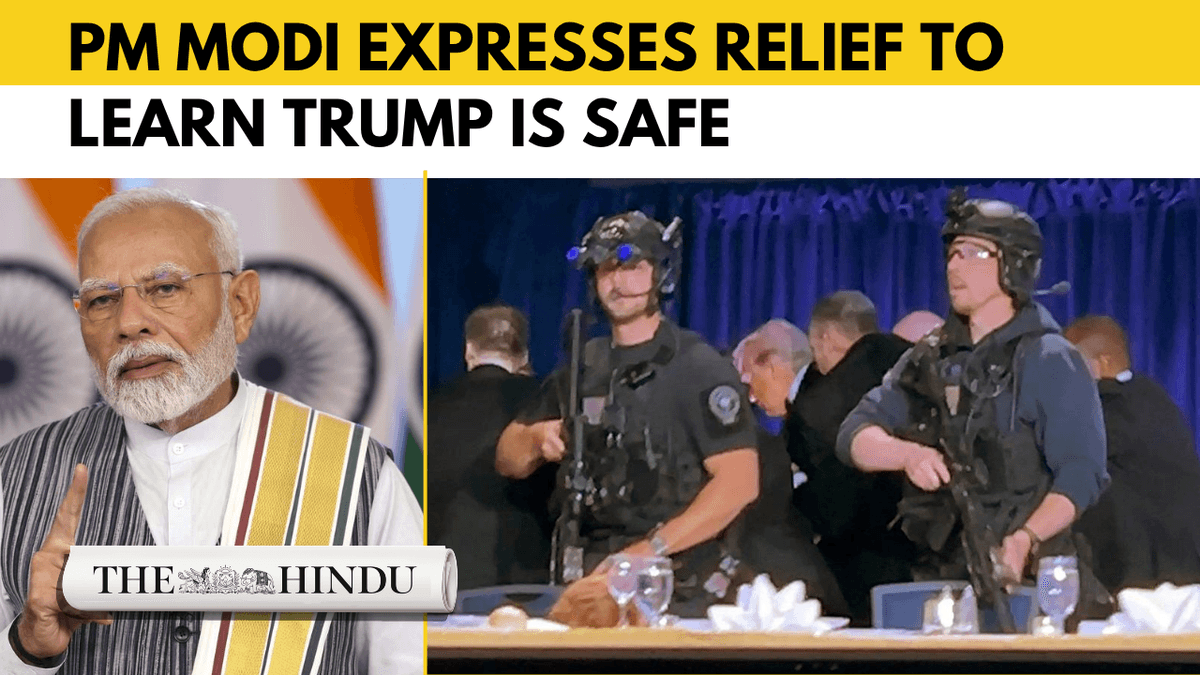 WH Correspondents’ Dinner shooting: PM Modi expresses relief to learn Trump and First Lady are safe