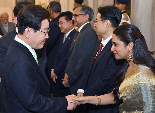 Made In Korea actress Priyanka Mohan attends Rashtrapati Bhavan banquet honouring South Korean President