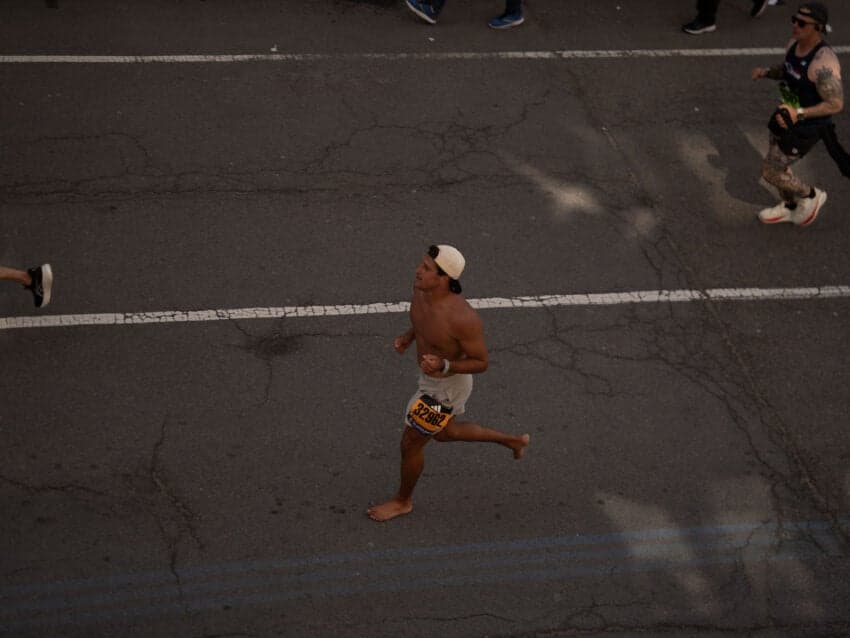 24 hours after the 2026 Boston Marathon, the barefoot runner’s feet are feeling ‘great’