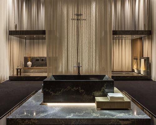 grohe spa sets new benchmark in bathroom craftsmanship and bespoke signature in milan