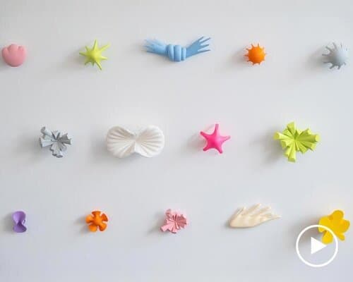 recycled plastic remolds into sculptural coral and maritime-inspired accessories