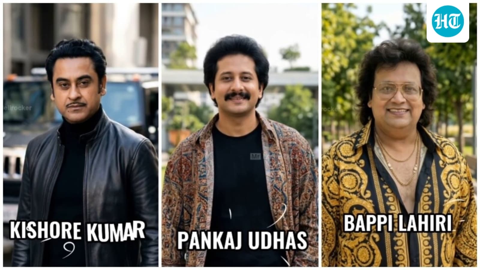 AI imagines young Kishore Kumar, Pankaj Udhas, Bappi Lahiri and more legendary Indian singers in handsome modern looks