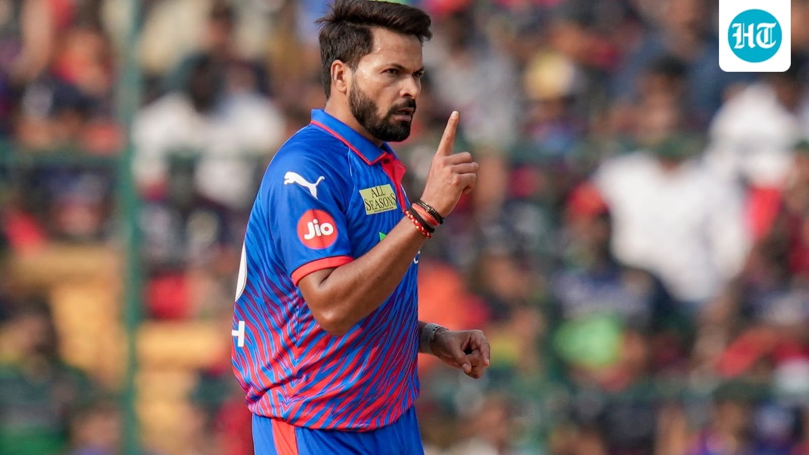 Mukesh Kumar stands tall at Delhi Capitals; sometimes, it appears he bowls wides deliberately in a crazy tactic