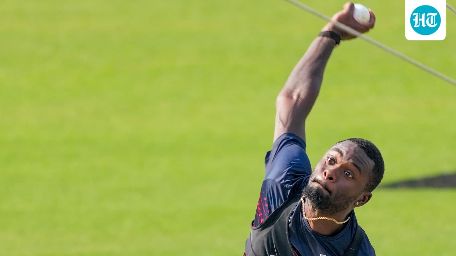 Player hit on the helmet by Windies pacer Jayden Seales; match abandoned due to a ‘dangerous pitch’