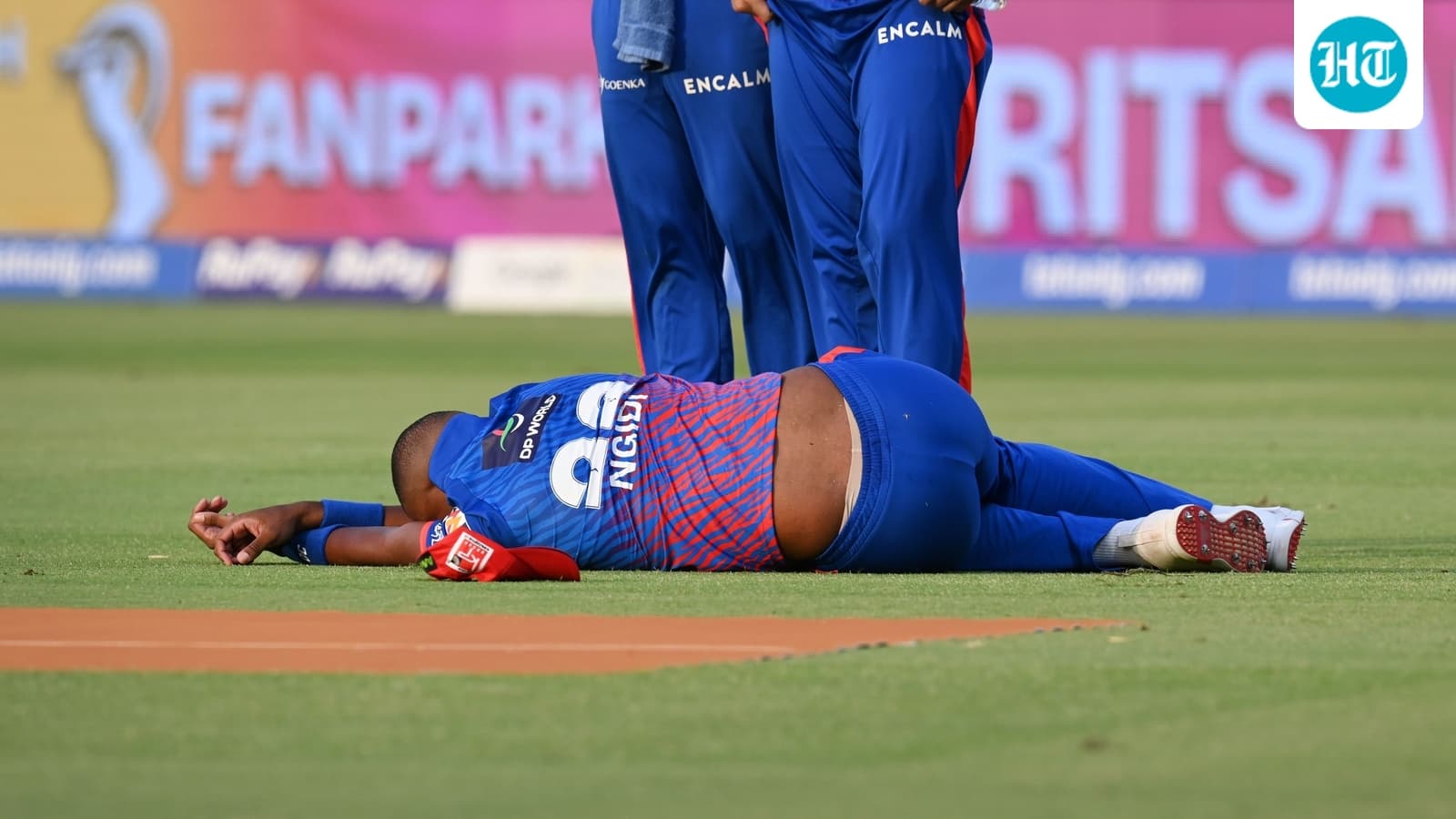 Lungi Ngidi breaks silence after suffering horrific neck injury during IPL 2026 DC vs PBKS match