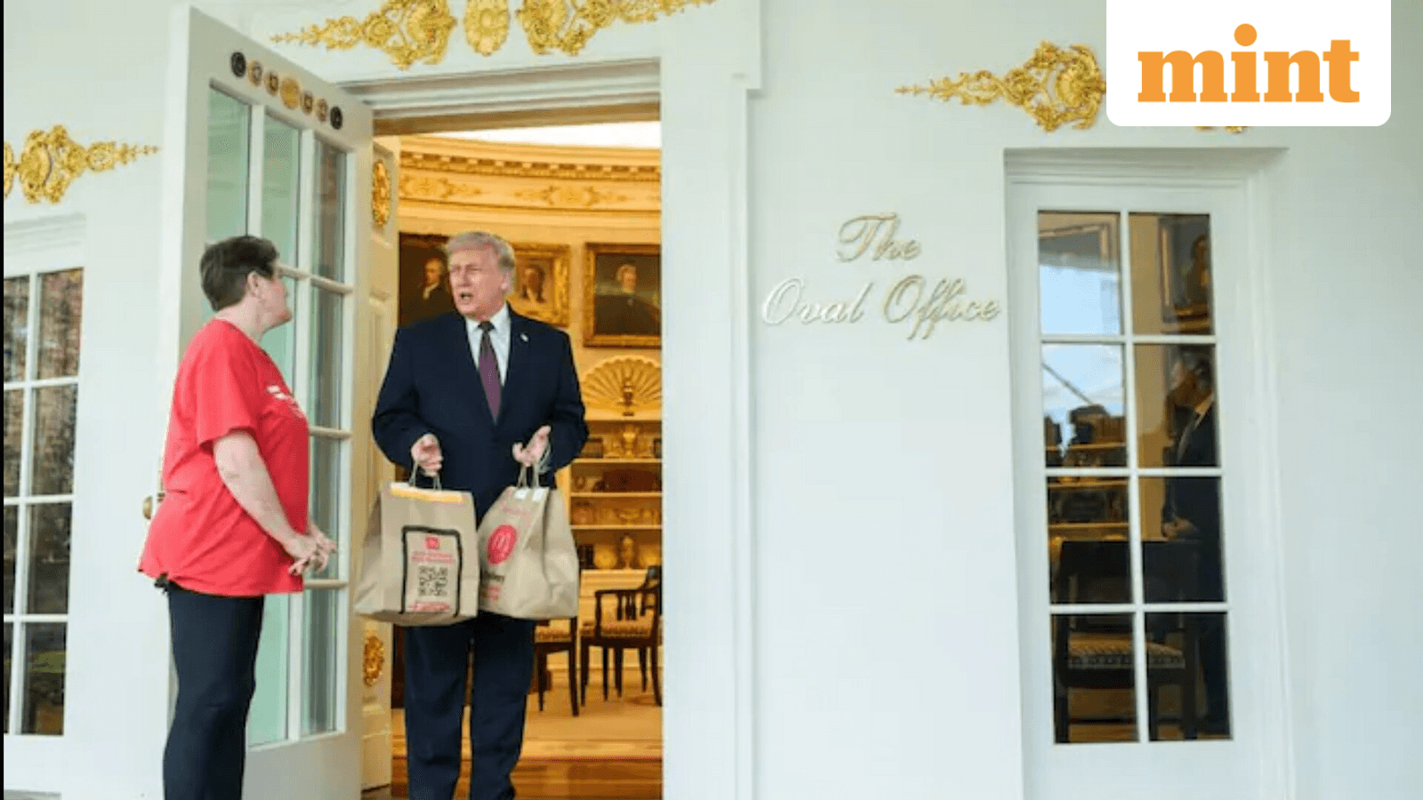 Days after Oval Office burger order, Trump says move was ‘embarassing’: ‘We do these things in politics’