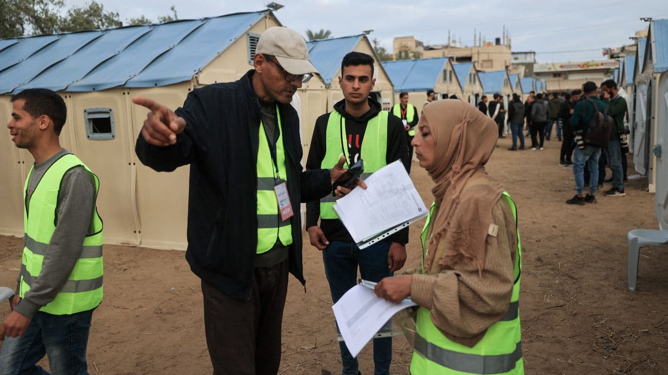 Voting underway in West Bank, parts of Gaza