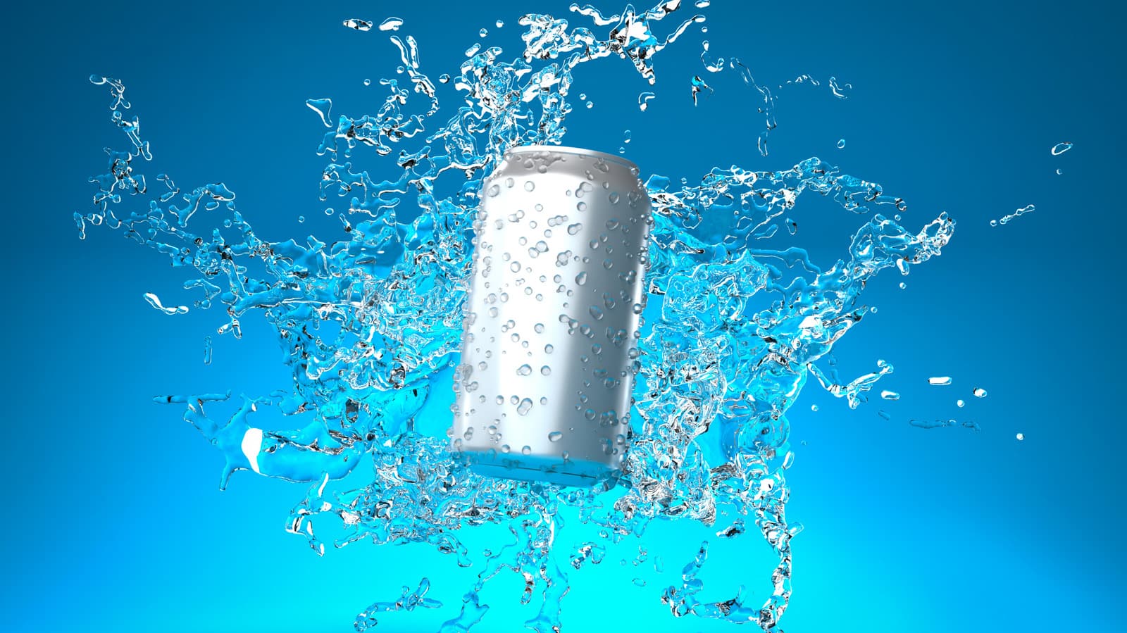 You Rarely See Canned Water In Stores — What's The Deal With That?